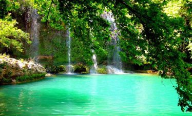 antalya kursunlu waterfall and perge
