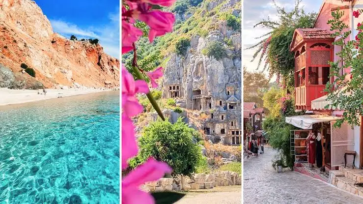 Best day trips from Antalya — Suluada turquoise bay, Myra Lycian rock tombs and Kaş coastline
