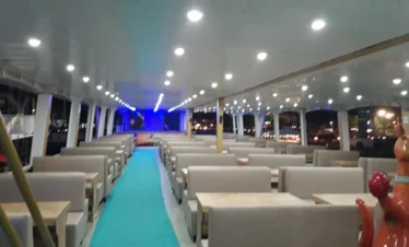 Freshly prepared lunch served onboard the Antalya cruise boat