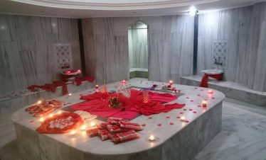 Traditional sauna and steam room in Antalya Turkish bath