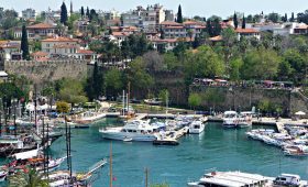 Old town marina Antalya
