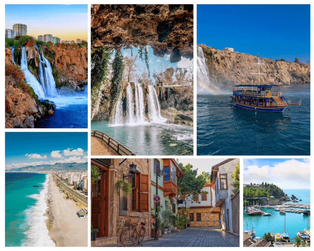 Antalya city tour waterfall view