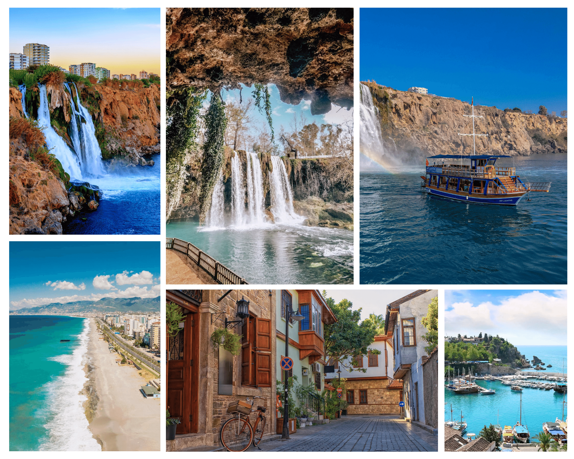 Antalya city tour waterfall view