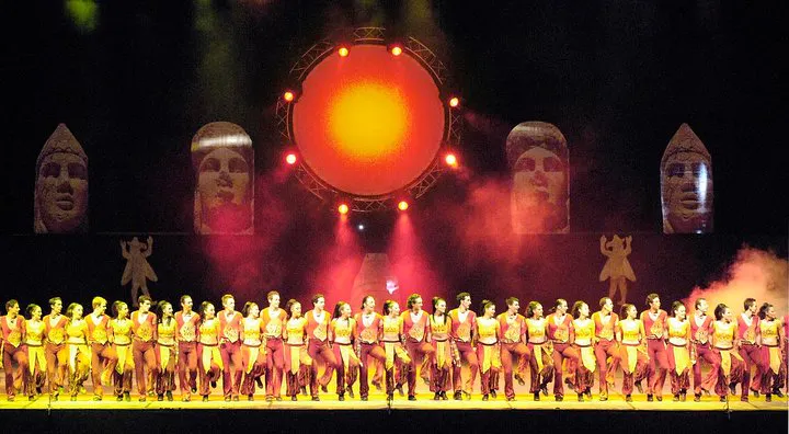 troy and fire of anatolia in antalya aspendos theater