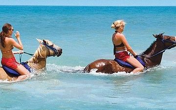 Horse riding in Lara beach antalya
