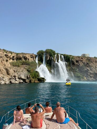 yacht tour to lara waterfall