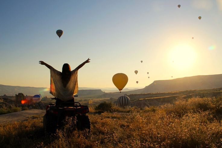ATV tour in Cappadocia, navigating through the picturesque landscapes and ancient rock formations