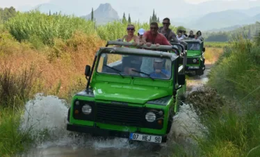 Tazi Canyon Zipline jeep safari route