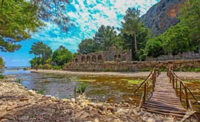 Visiting Olympos Turkey ancient city and beach