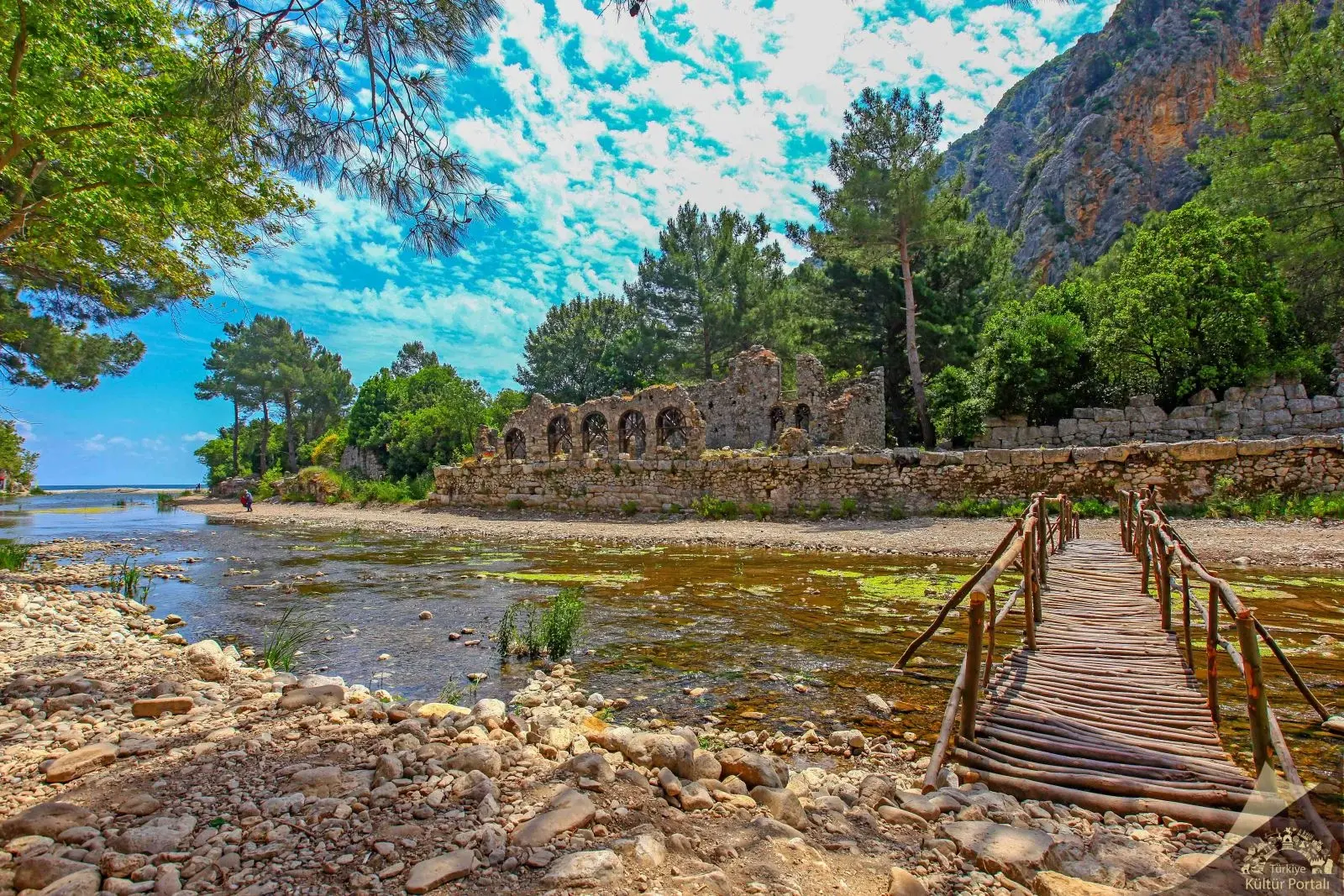 Visiting Olympos Turkey ancient city and beach